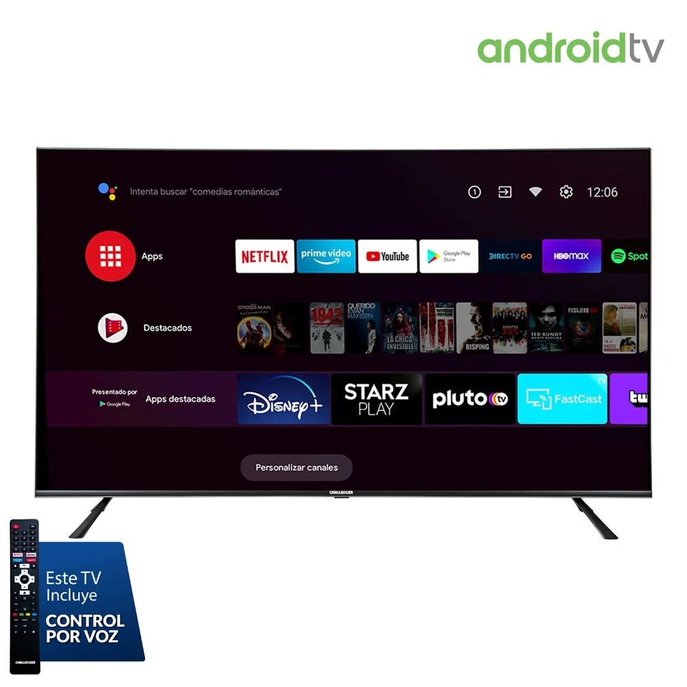 Televisor Smart TV Challenger 65" G85 BT T2 (Android TV 4K HDR UHD)