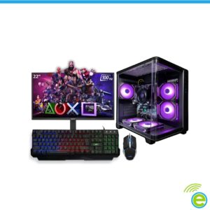 Computador Gamer RGB Ryzen 5 5600G + Monitor 22