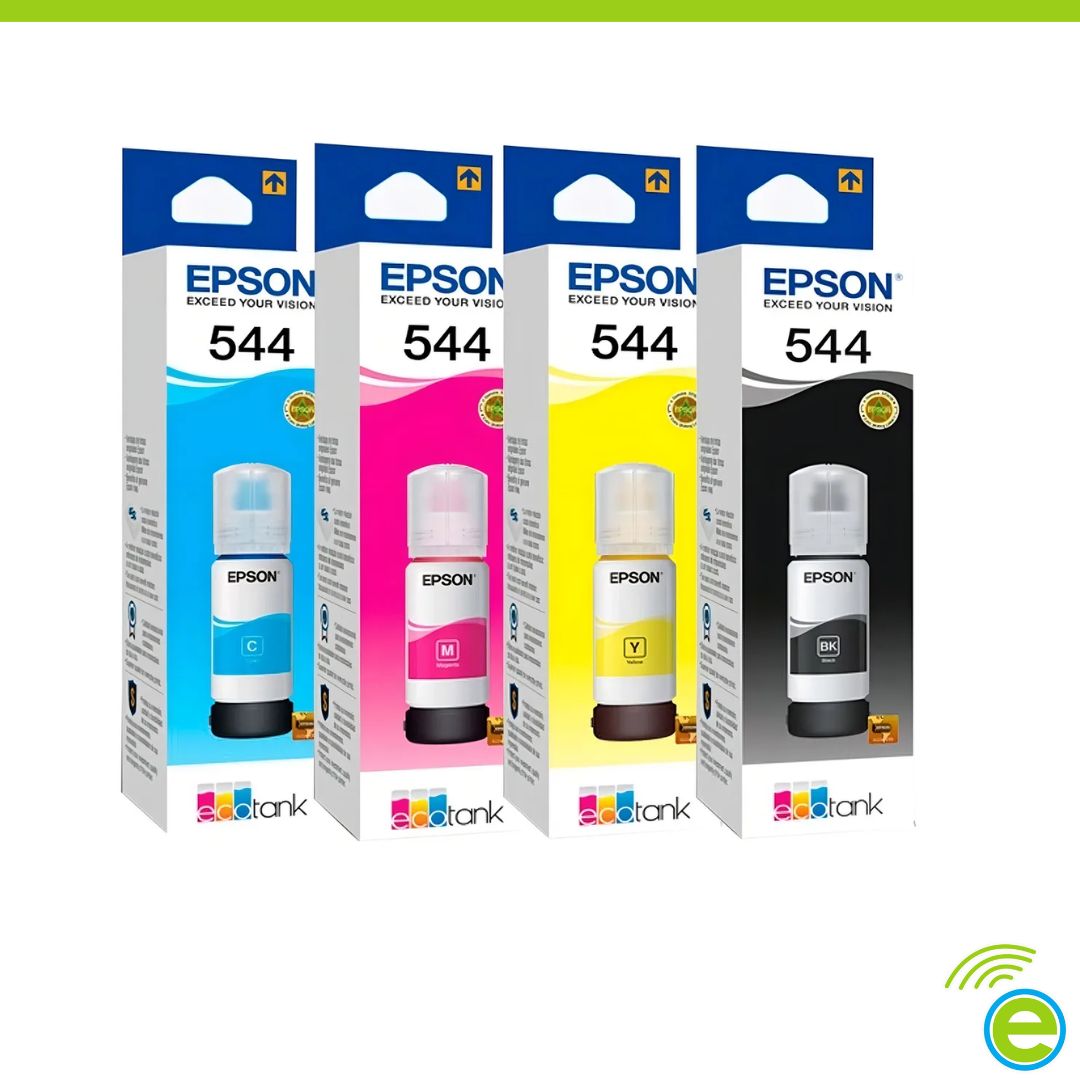 Epson 544 Magenta/Amarillo/Negro/Cian Pack x 4 65 mL