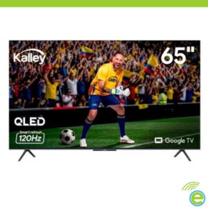 TV KALLEY 65" Pulgadas 164 cm 65GQ405 4K-UHD QLED Smart TV Google