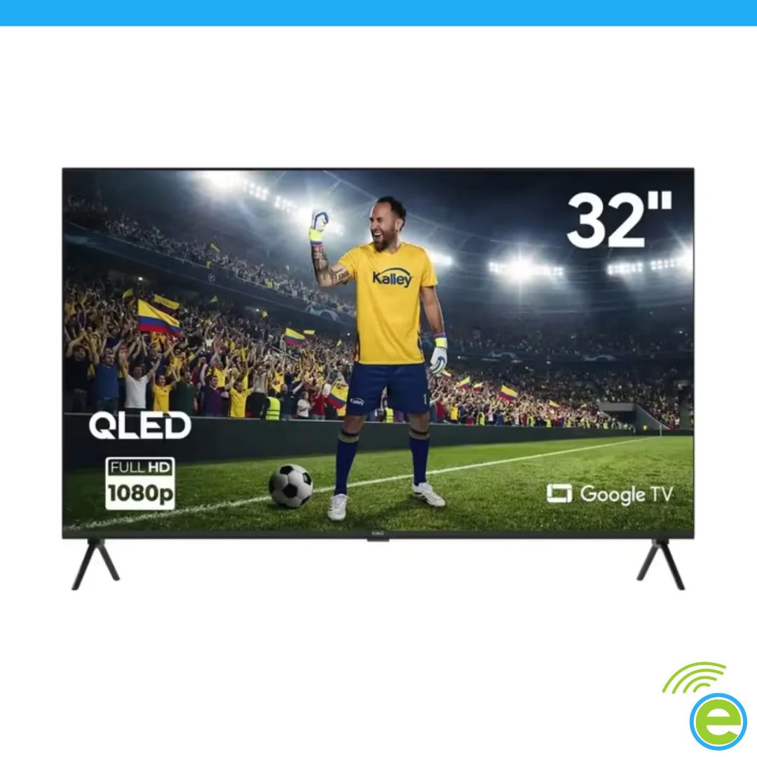 TV KALLEY 32" Pulgadas 80 cm 32GQ200 FHD QLED Smart TV Google