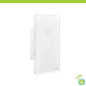 Interruptor de Luz Inteligente VTA+ Touch WiFi Doble