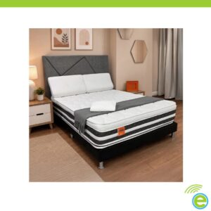 Ficha de Producto – Combo Colchón ROMANCE RELAX Doble Titán Pedic 140 x 190 x 28 cm + Protector Antifluido