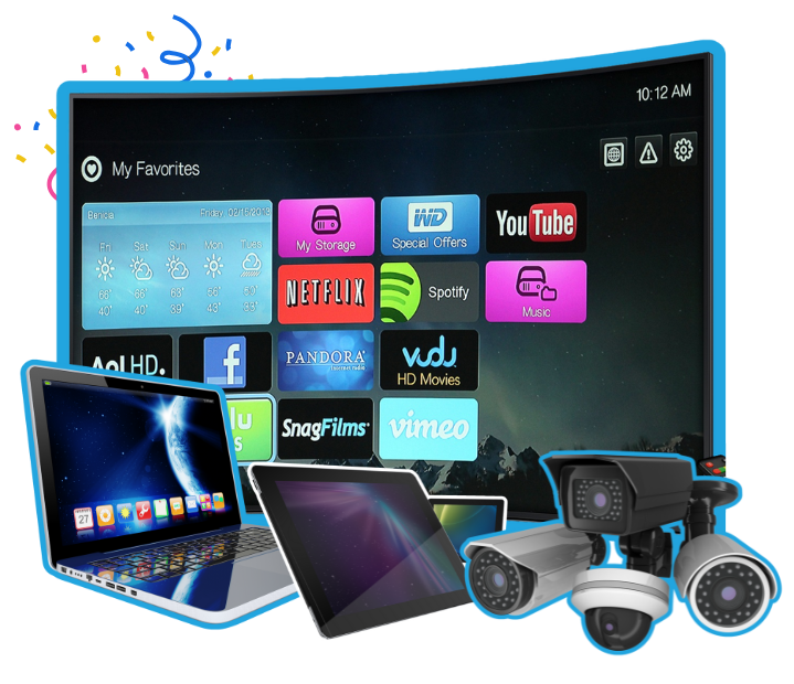 Tecnología, conectividad e internet hogar Elkinet